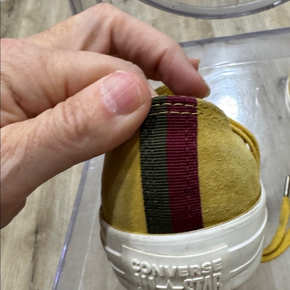 Converse Women's Mustard Yellow Sneakers - Picture 3 of 4